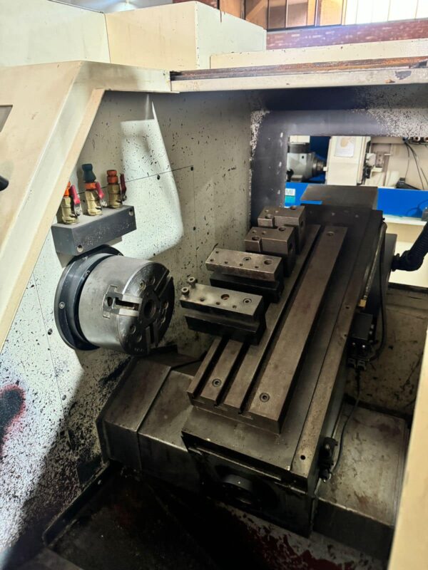 6 inch slant bed gangslide cnc lathe - Image 3